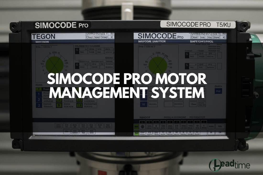 SIMOCODE pro motor management system integrated within Siemens industrial automation control cabinet