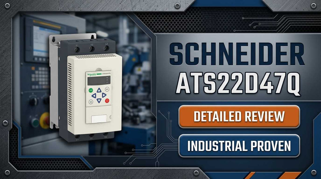 Schneider Electric ATS22D47Q Altistart 22 soft starter 47A 230-440V three-phase DIN rail mount motor control