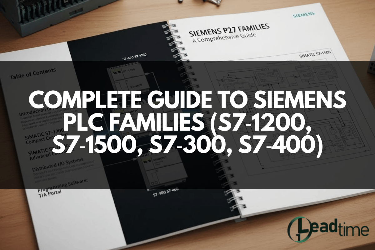 Complete guide to Siemens PLC families (S7‑1200, S7‑1500, S7‑300, S7‑4 ...