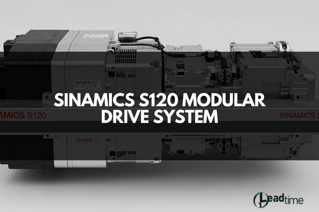 Siemens SINAMICS S120 modular drive system components and setup in an industrial control cabinet