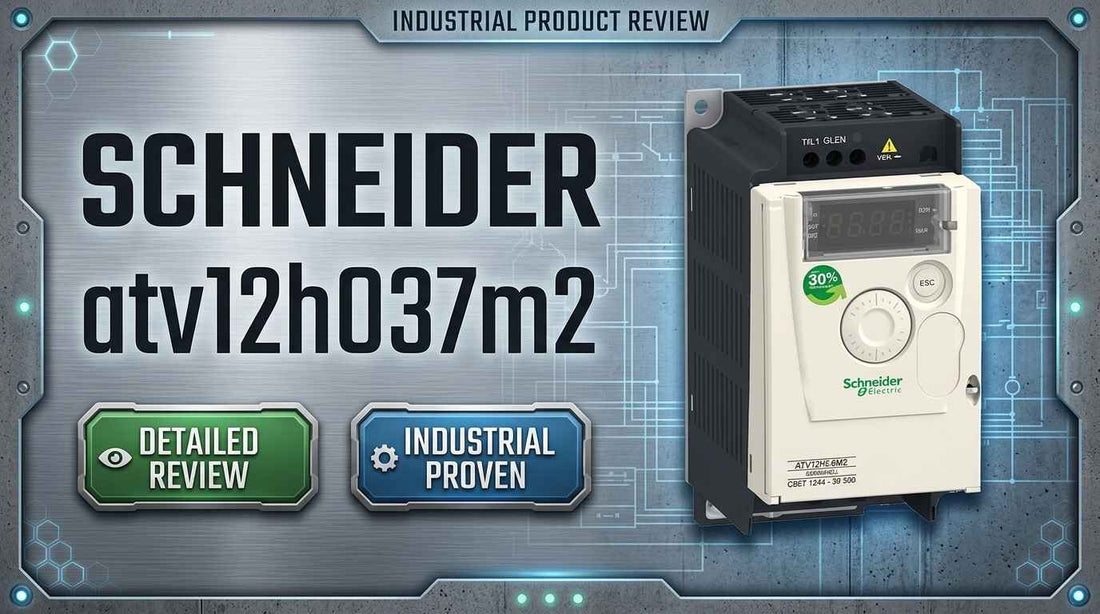 Schneider ATV12H037M2 Altivar 12 0.37 kW single-phase variable speed drive with integrated heat sink for fan and pump motor control