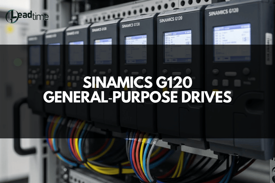 Siemens SINAMICS G120 variable frequency drive installed in industrial automation panel