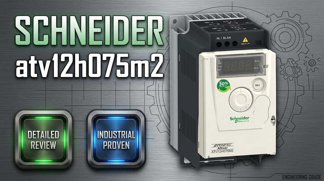 Schneider Electric ATV12H075M2 Altivar 12 variable speed drive 0.75 kW single-phase with passive heatsink for pump and fan control