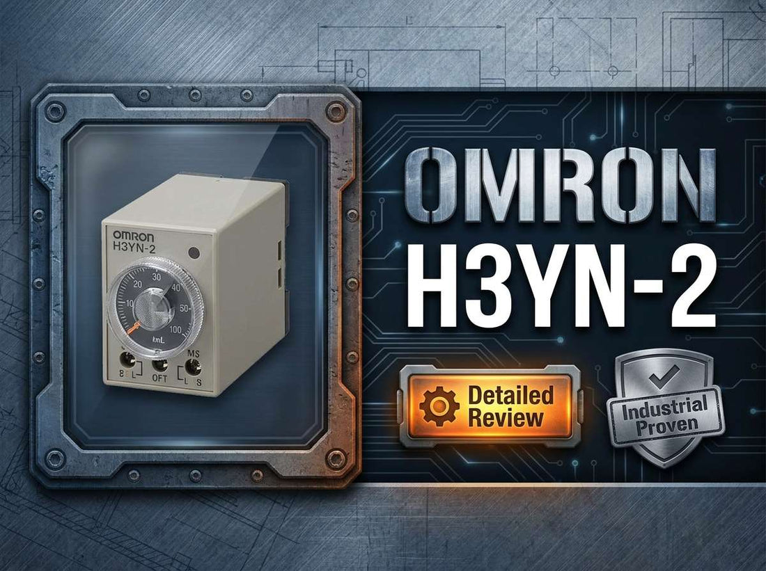 Omron H3YN-2 solid-state miniature timer relay plug-in DPDT 8-pin for industrial control panels
