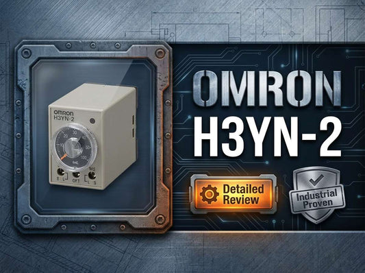 Omron H3YN-2 solid-state miniature timer relay plug-in DPDT 8-pin for industrial control panels