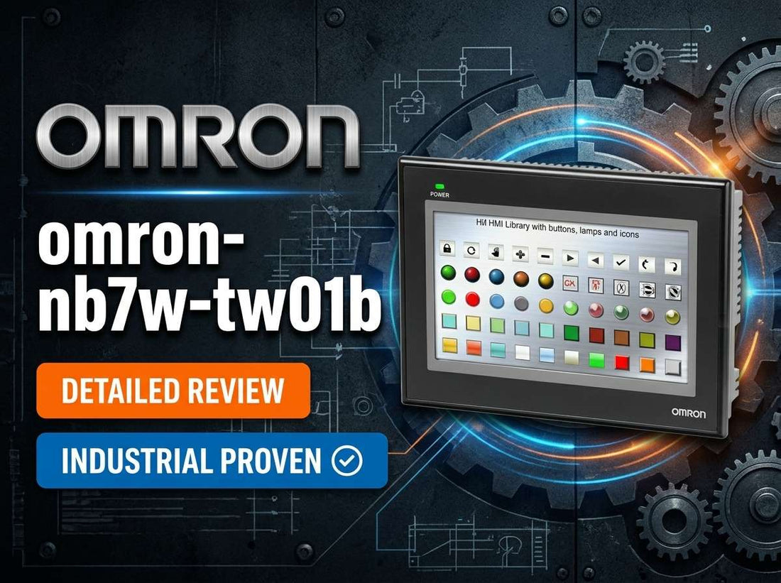 Omron NB7W-TW01B 7-inch TFT LCD HMI programmable terminal for industrial PLC operator panels