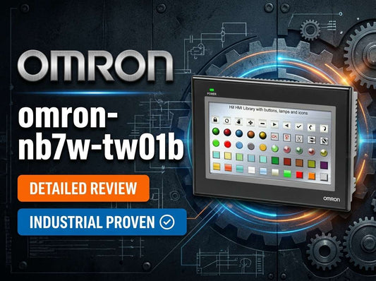 Omron NB7W-TW01B 7-inch TFT LCD HMI programmable terminal for industrial PLC operator panels