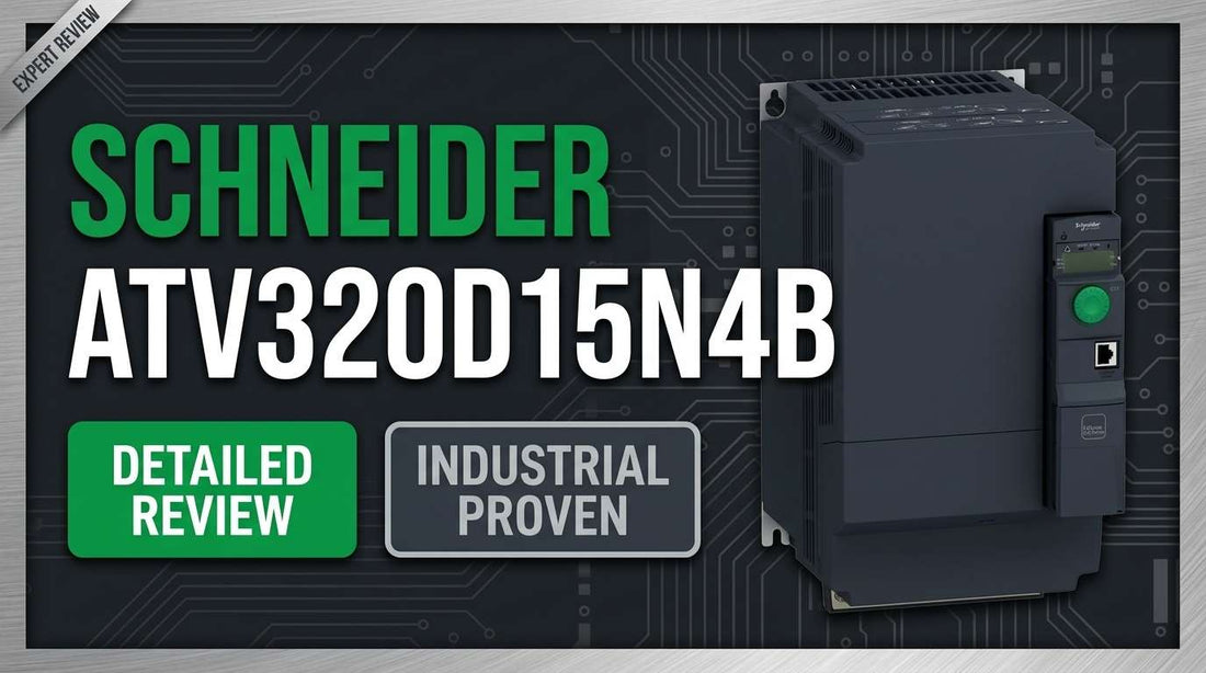 Schneider Electric ATV320D15N4B 15kW book-format variable speed drive for OEM panel integration and packaging machinery