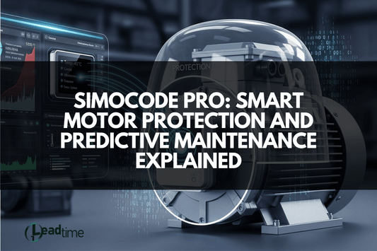 SIMOCODE Pro device integrated in Siemens PLC motor control panel for industrial automation