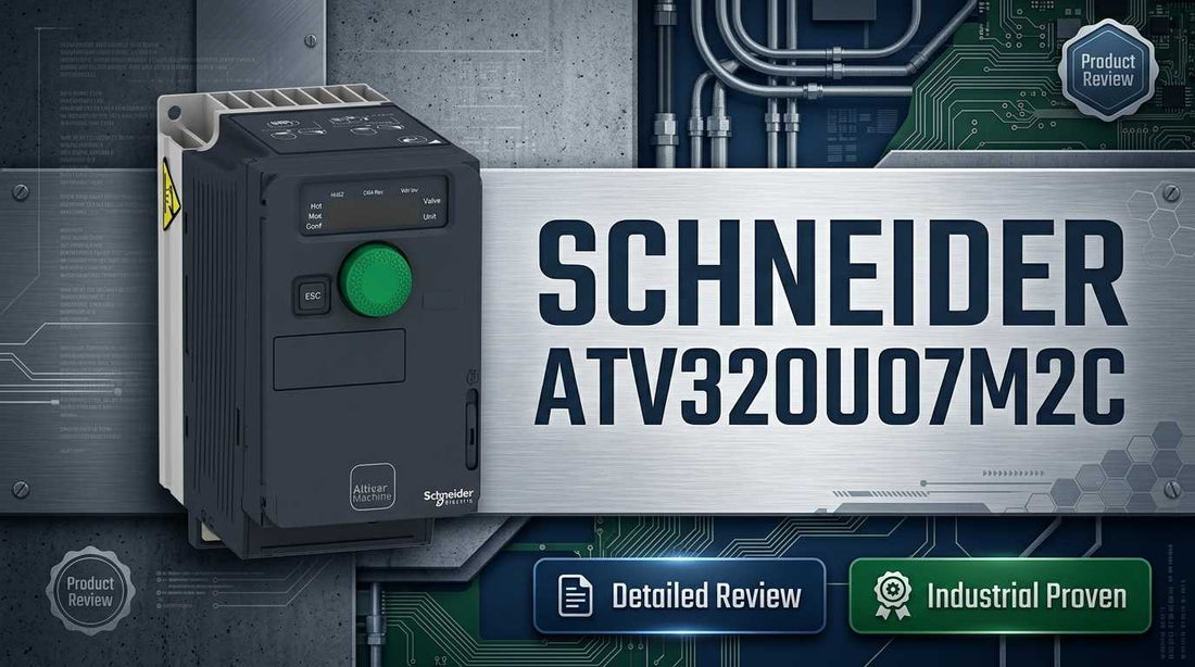 Schneider Electric ATV320U07M2C Altivar Machine ATV320 compact 0.75 kW variable speed drive for single-phase 200-240 V industrial panel installation