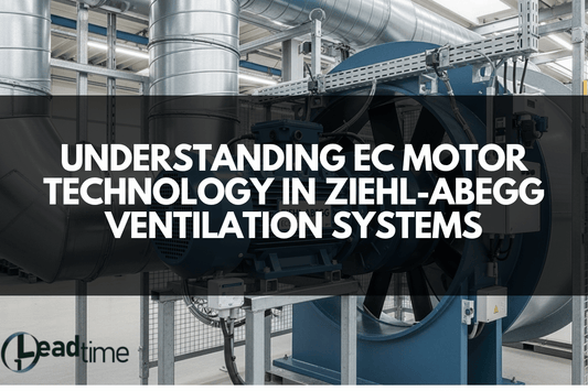 Ziehl-Abegg EC Motor in Industrial Ventilation System – ECblue High-Efficiency Fan Motor