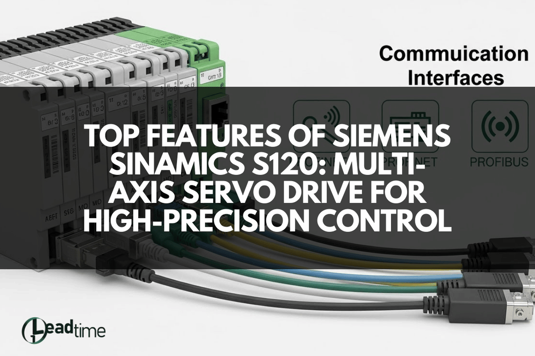 Siemens SINAMICS S120 multi-axis servo drive system with modular power modules and control units in industrial setting