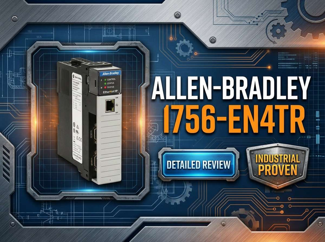 Allen-Bradley 1756-EN4TR ControlLogix four-port EtherNet/IP communication module for redundant and high-axis ControlLogix systems