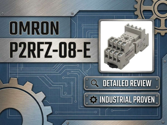 Omron P2RFZ-08-E 8-pin DIN rail screw terminal relay socket for G2R-2-S plug-in relays