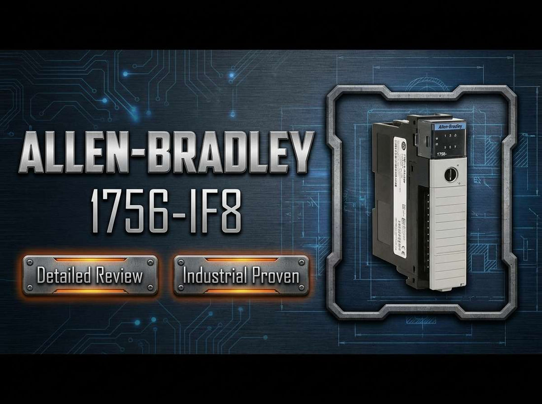 Allen-Bradley 1756-IF8 ControlLogix 8-channel analog input module for 4-20mA and voltage signals