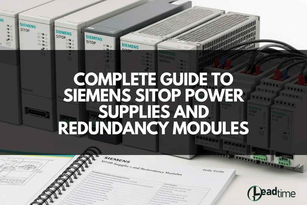 Power Redunency Module Complete Guide to Siemens SITOP Power Supplies and Redundancy Modules ...