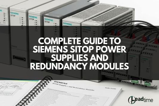 Siemens SITOP redundancy module installed in industrial automation control cabinet