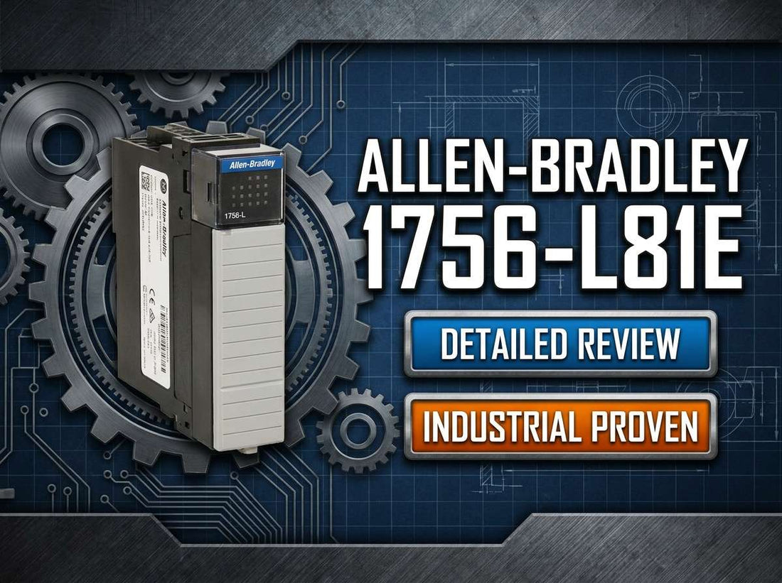 Allen-Bradley 1756-L81E ControlLogix 5580 controller module with embedded 1 Gb EtherNet/IP port for industrial automation applications