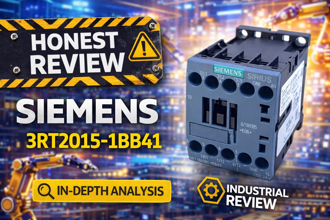 Siemens 3RT2015-1BB41 three-pole AC-3 power contactor S00 frame 24V DC coil for motor starter panel
