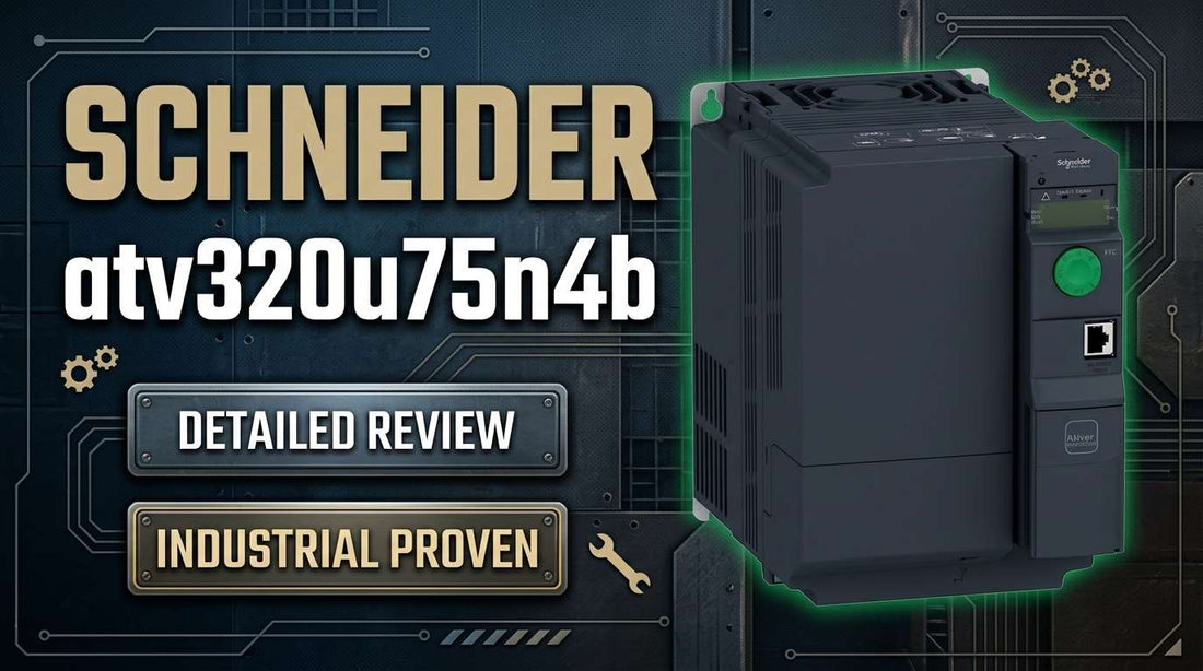 Schneider Electric ATV320U75N4B 7.5 kW 380-500V 3-phase book enclosure VFD for industrial motor control
