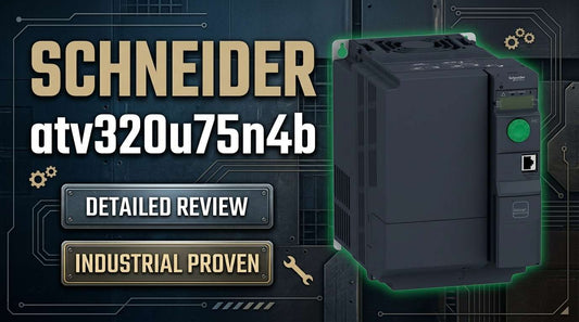 Schneider Electric ATV320U75N4B 7.5 kW 380-500V 3-phase book enclosure VFD for industrial motor control