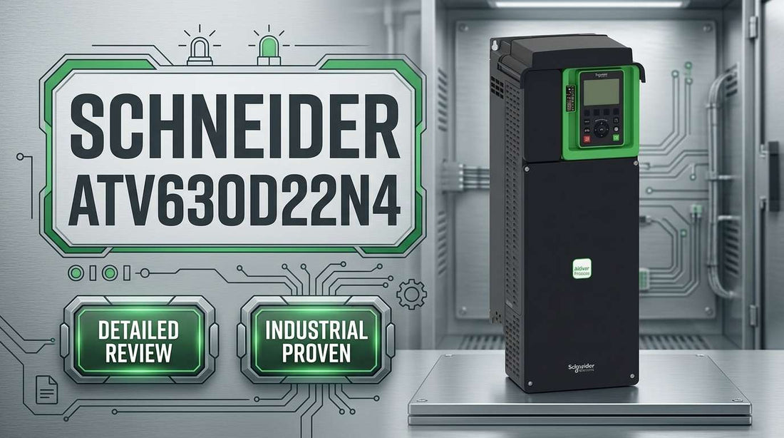 Schneider ATV630D22N4 Altivar Process 22kW variable frequency drive for industrial pump and fan applications