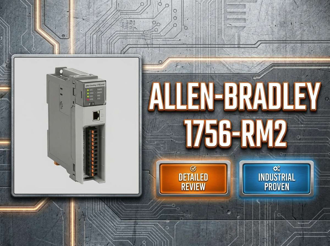 Allen-Bradley 1756-RM2 ControlLogix Redundancy Enhanced Module installed in 1756 chassis for high-availability process control