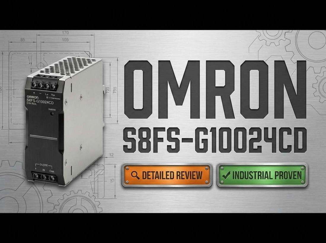 Omron S8FS-G10024CD 24V 4.5A 100W covered DIN rail switch mode power supply for industrial control panels