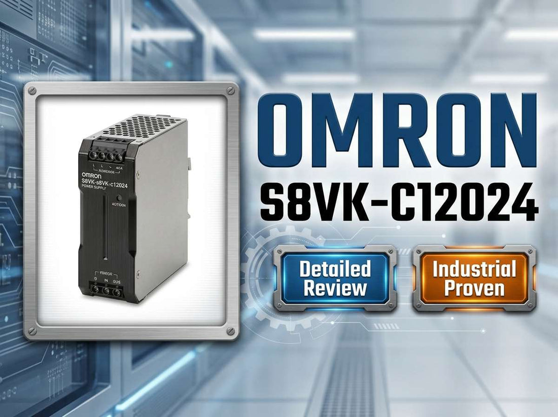 Omron S8VK-C12024 120W 24VDC 5A DIN rail switch mode power supply for industrial control panels