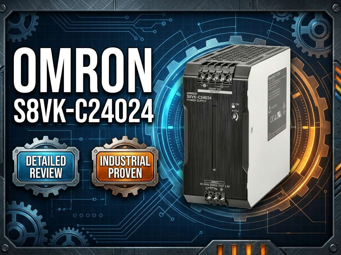 Omron S8VK-C24024 240W 24VDC 10A DIN-rail switching power supply for industrial control panels