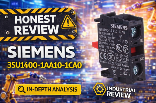 Siemens 3SU1400-1AA10-1CA0 normally closed contact module with screw terminals for SIRIUS ACT 3SU1 push-button assemblies
