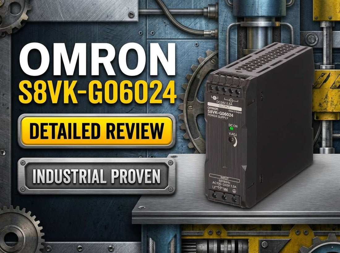 Omron S8VK-G06024 60W 24VDC DIN rail switch mode power supply for industrial control panels