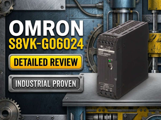 Omron S8VK-G06024 60W 24VDC DIN rail switch mode power supply for industrial control panels