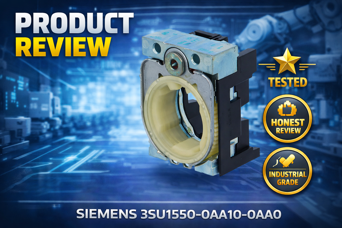Siemens 3SU1550-0AA10-0AA0 universal 3-way modular holder for SIRIUS ACT 22mm control panel mounting