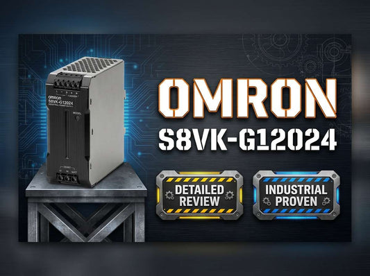 Omron S8VK-G12024 120W 24VDC DIN-rail switch mode power supply for industrial control panels
