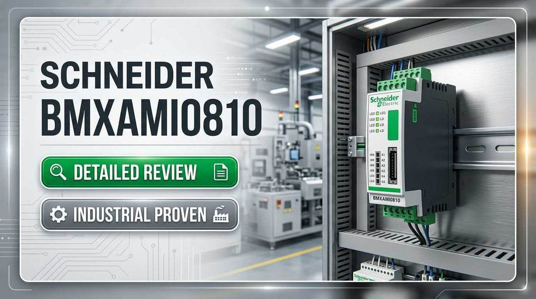 Schneider Electric BMXAMI0810 8-channel isolated analog input module for Modicon X80 PLC process control