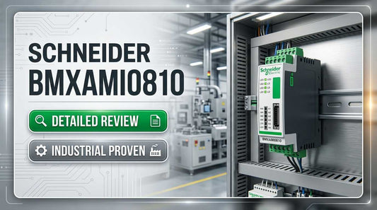 Schneider Electric BMXAMI0810 8-channel isolated analog input module for Modicon X80 PLC process control