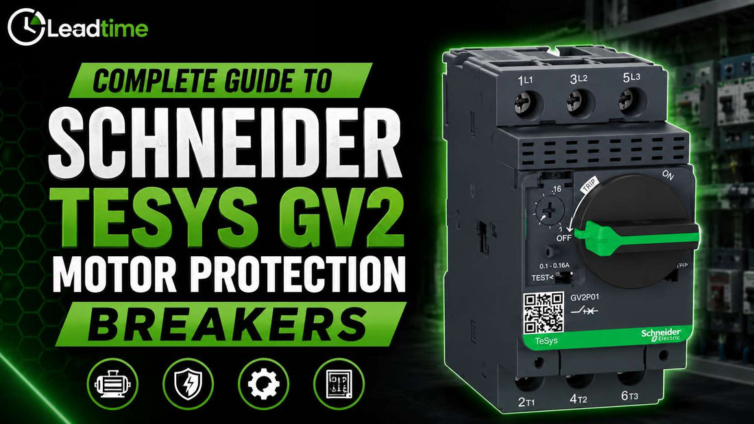 Schneider Electric TeSys GV2 motor circuit breaker manual starter and protector for three-phase motor feeders