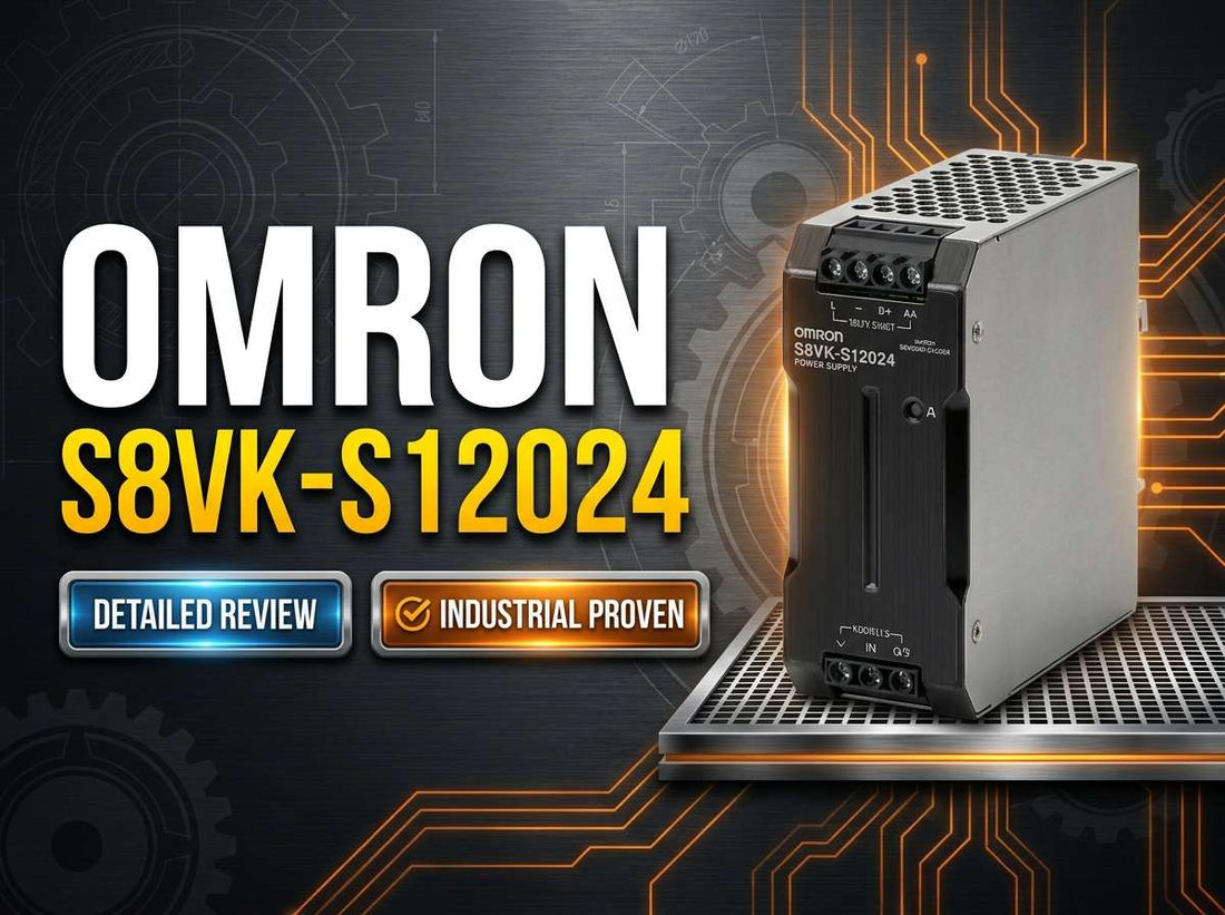 Omron S8VK-S12024 switch mode DIN rail power supply 24V 5A 120W for industrial control panels