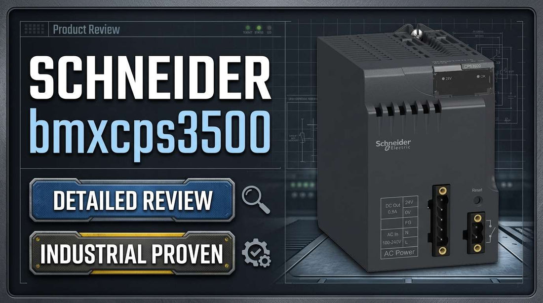Schneider Electric BMXCPS3500 DIN-rail power supply module for Modicon M340 and X80 automation systems