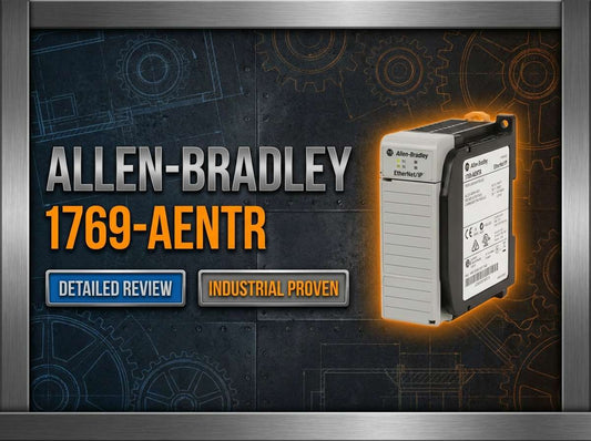 Allen-Bradley 1769-AENTR dual-port EtherNet/IP adapter for 1769 Compact I/O distributed I/O panel