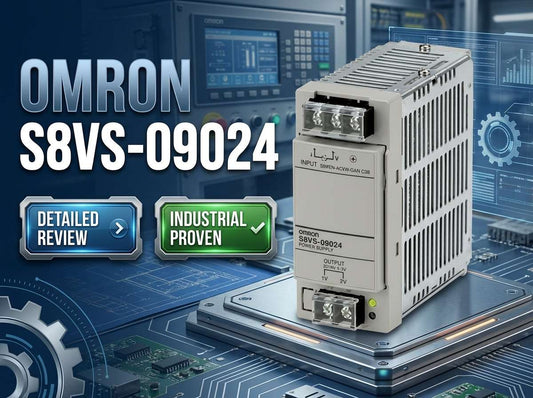 Omron S8VS-09024 90W 24VDC 3.75A DIN rail switching power supply for industrial control panels