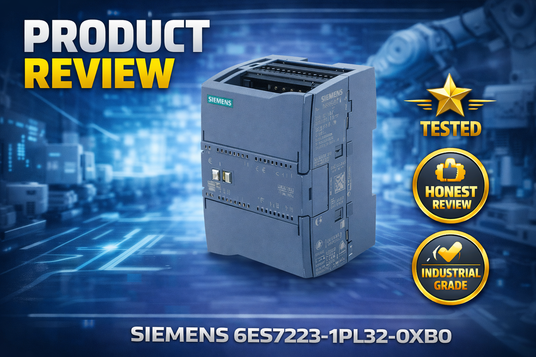 Siemens 6ES7223-1PL32-0XB0 SM 1223 digital I/O relay module for S7-1200 PLC DIN rail installation