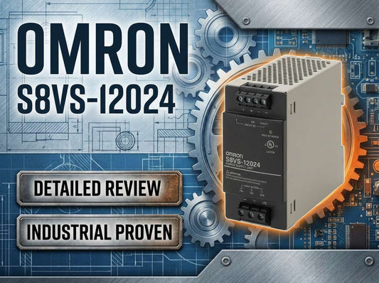 Omron S8VS-12024 120W 24VDC 5A DIN rail switch mode power supply for industrial control panels