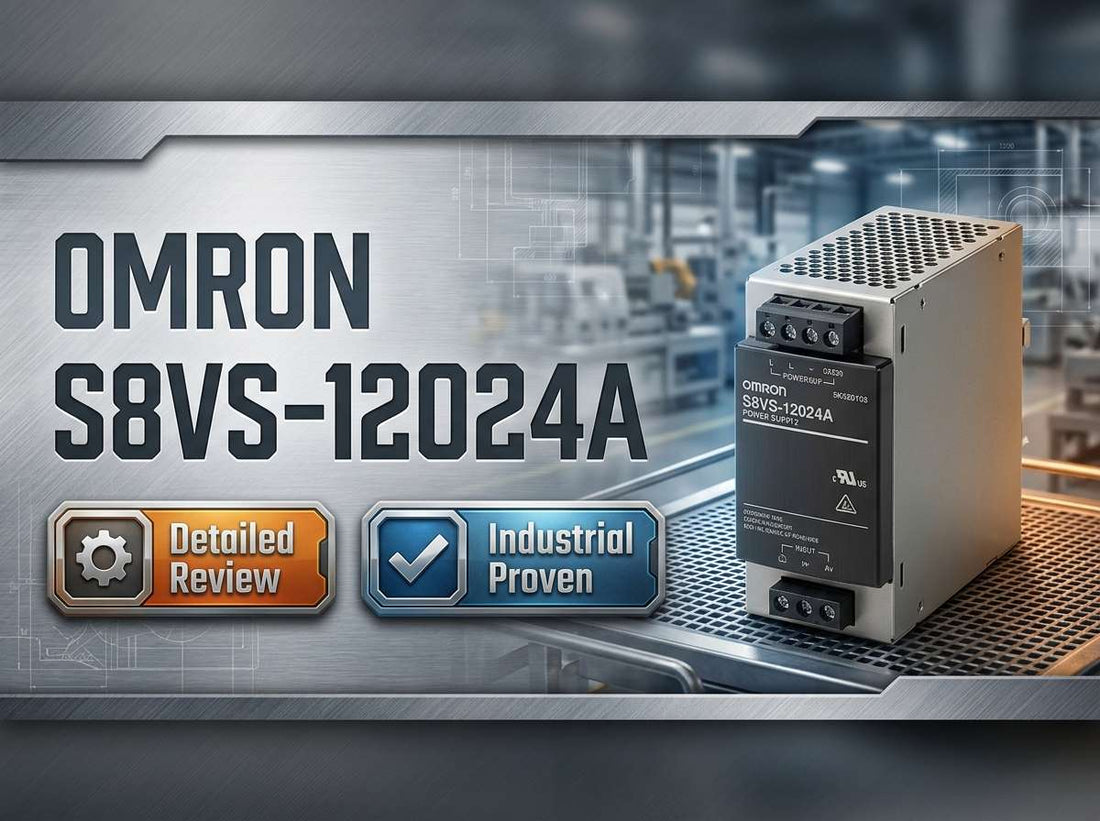 Omron S8VS-12024A 120W 24VDC 5A DIN rail switch mode power supply for industrial control panels