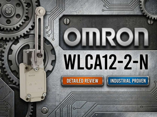 Omron WLCA12-2N two-circuit adjustable roller lever limit switch for conveyor and machine position sensing