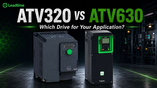 Schneider Altivar ATV320 and ATV630 variable speed drives side by side comparison for OEM machine and process pump applications
