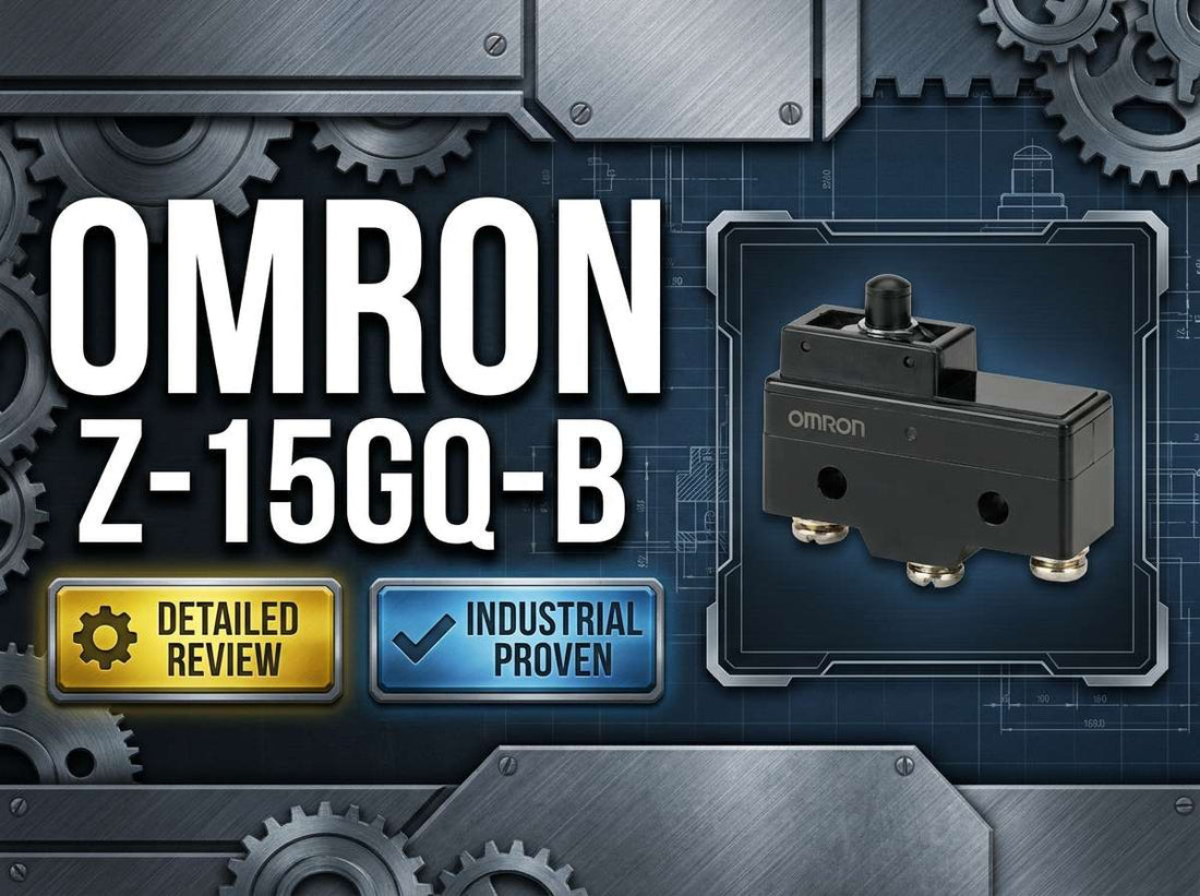 Omron Z-15GQ-B general-purpose basic switch panel-mount plunger 15A SPDT industrial microswitch