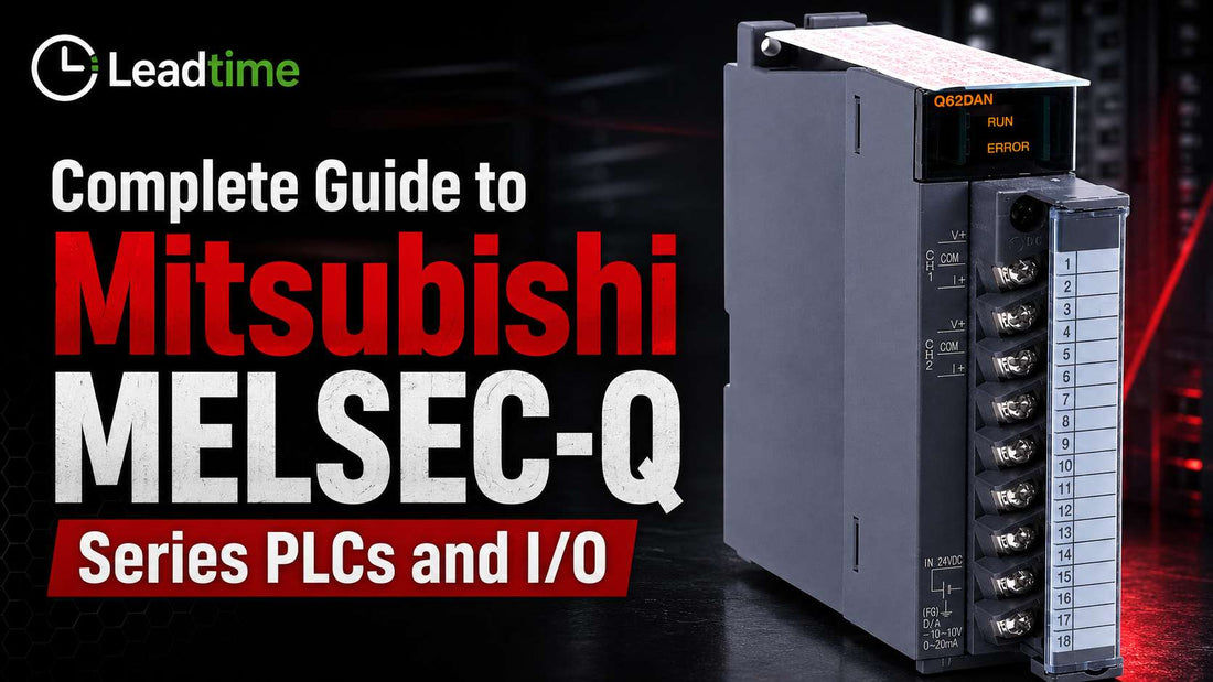 Mitsubishi MELSEC-Q Series Programmable Controller with QCPU base unit and QX QY I/O modules for factory automation
