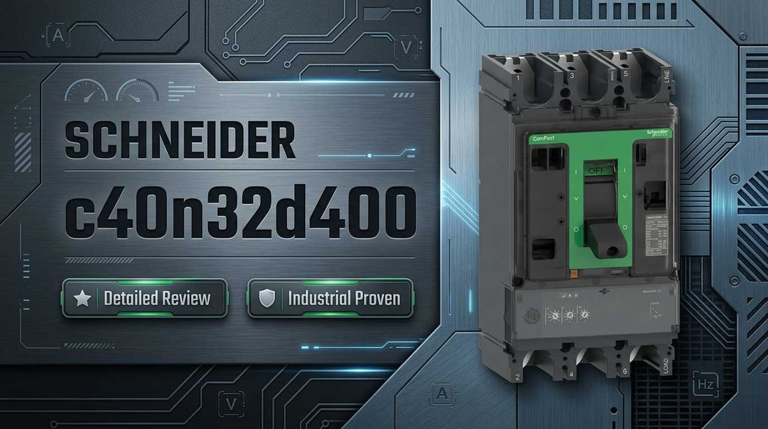 Schneider C40N32D400 ComPacT NSX400N 400A 3-pole MCCB with MicroLogic 2.3 trip unit for industrial feeder protection